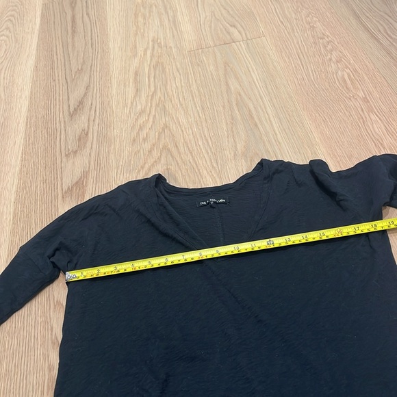 Rag &bone black long sleeve tee size S - Picture 7 of 9